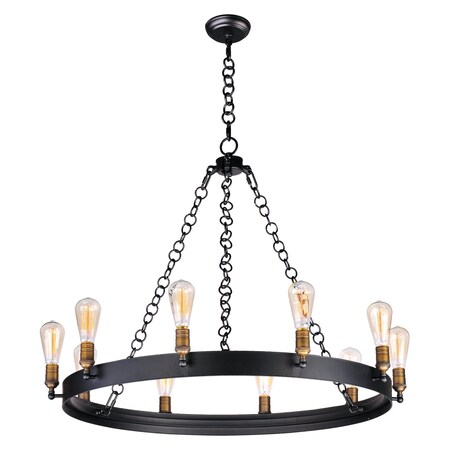 Maxim Noble-Chandelier 26275BKNAB